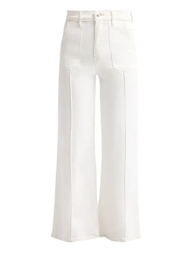 Frame Women's Le Slim Palazzo Pintuck Pocket Jeans