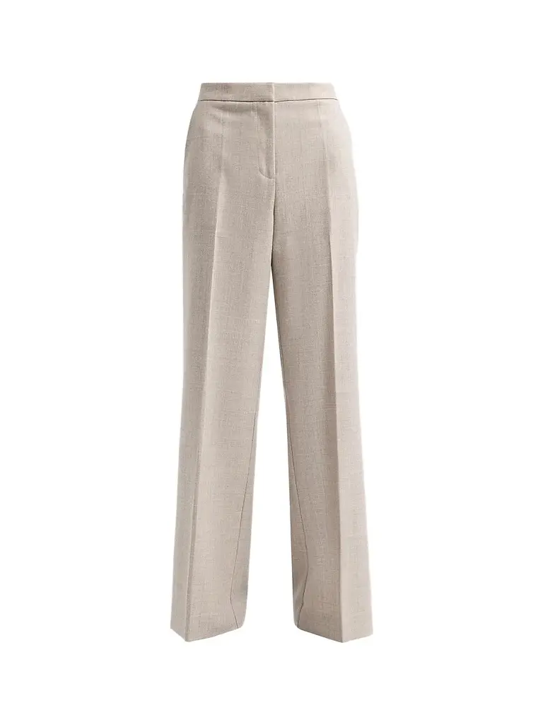 Kobi Halperin Women's Beck Wool Brushed Twill Pants - Oat | Image 1 Kobi Halperin Women's Beck Wool Brushed Twill Pants - Oat | Image 1