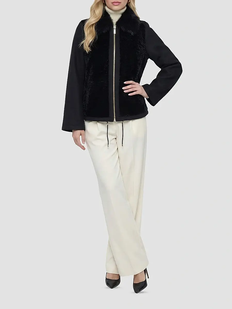 Gorski Women's Wool Coat Crafted | Thumbnail 2 Gorski Women's Wool Coat Crafted | Thumbnail 2