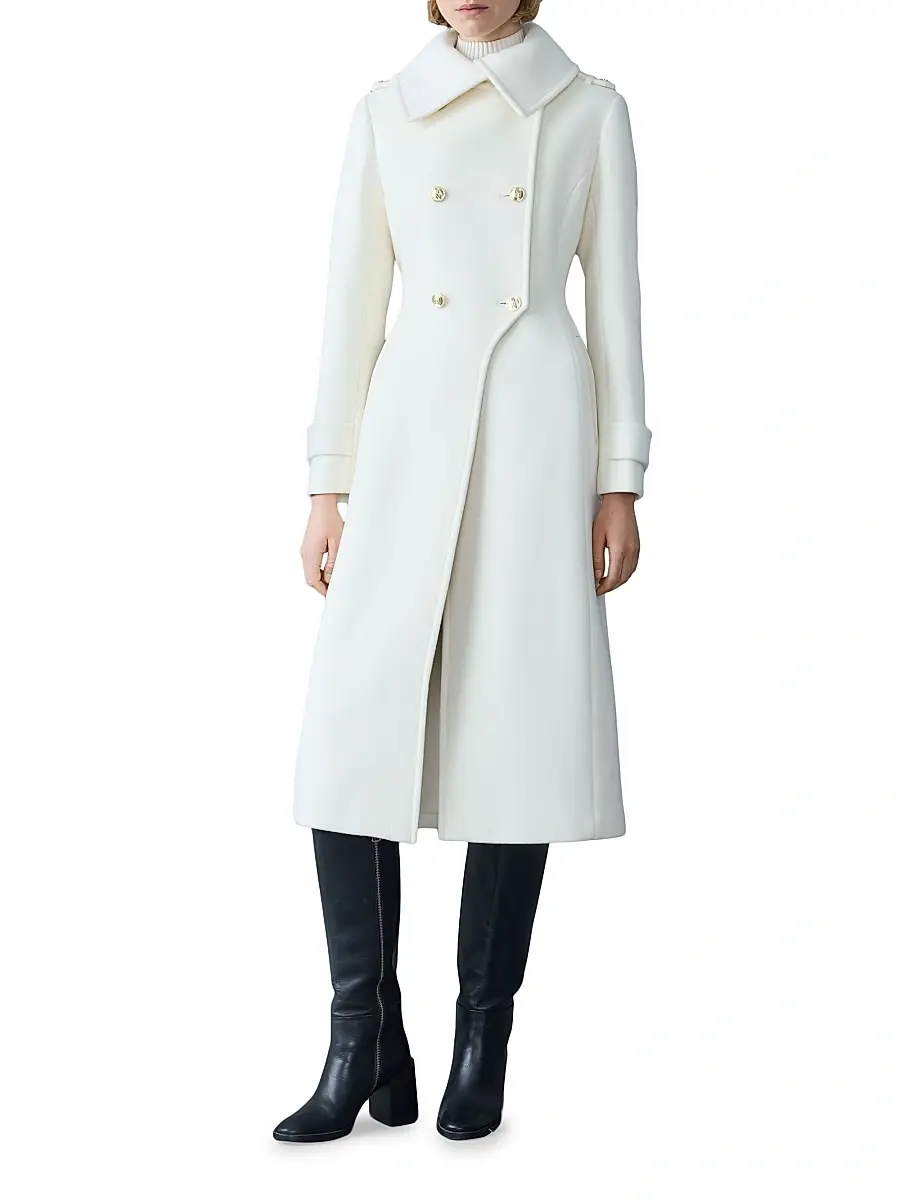 Mackage Women's Elodie Double-Breasted Wool Coat | Thumbnail 3 Mackage Women's Elodie Double-Breasted Wool Coat | Thumbnail 3