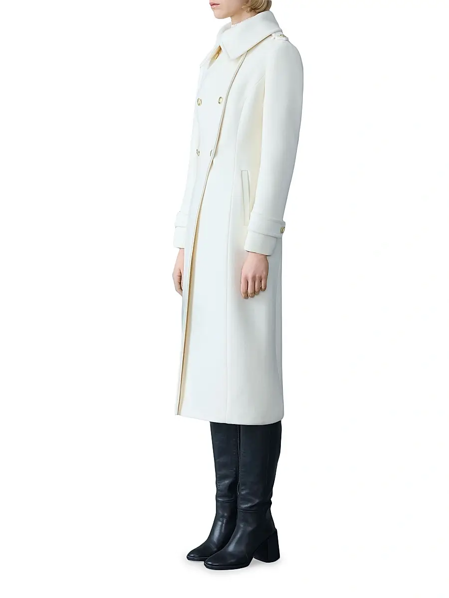 Mackage Women's Elodie Double-Breasted Wool Coat | Thumbnail 4 Mackage Women's Elodie Double-Breasted Wool Coat | Thumbnail 4
