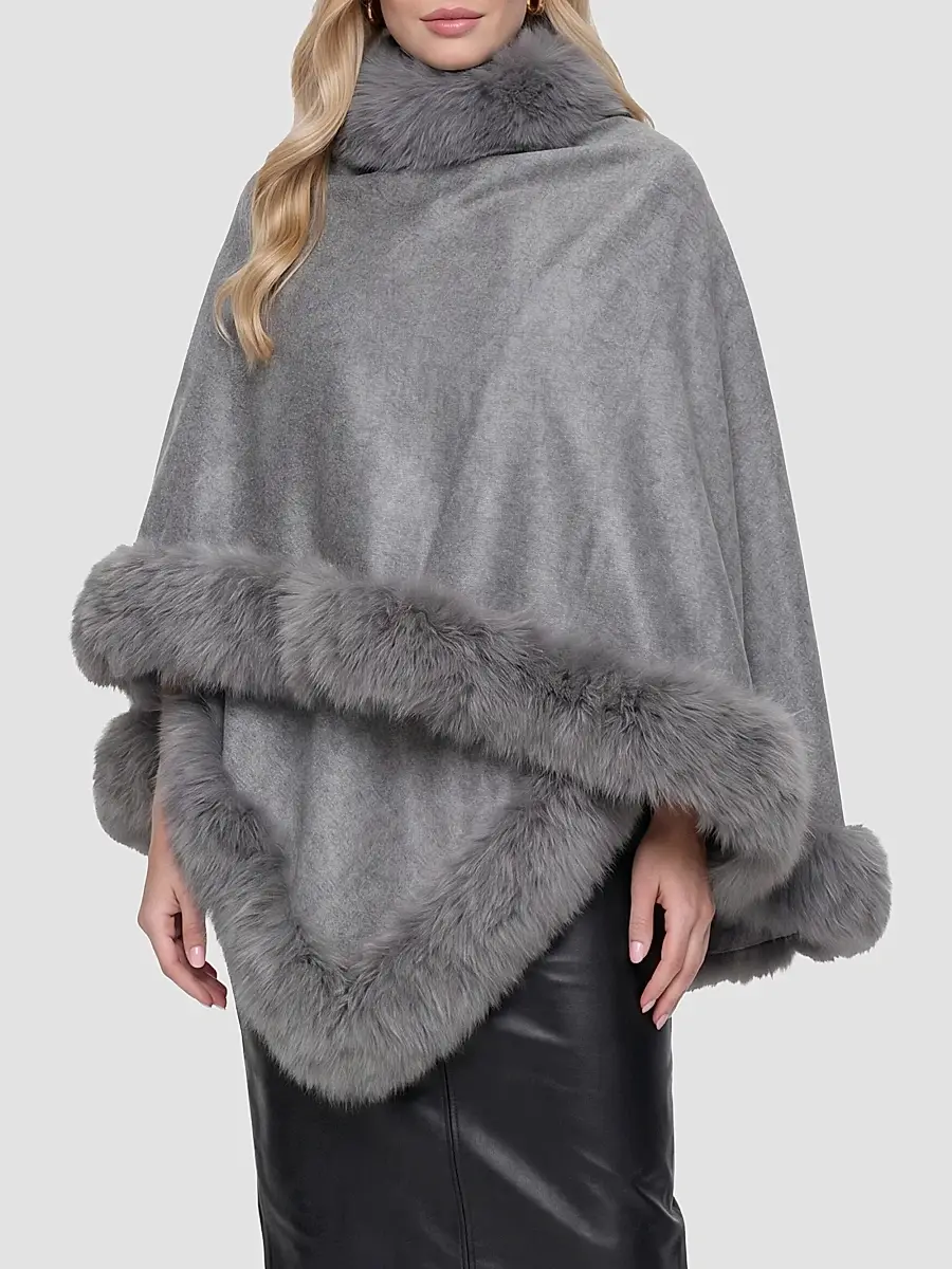 Gorski Women's Select Cashmere Cape | Thumbnail 2