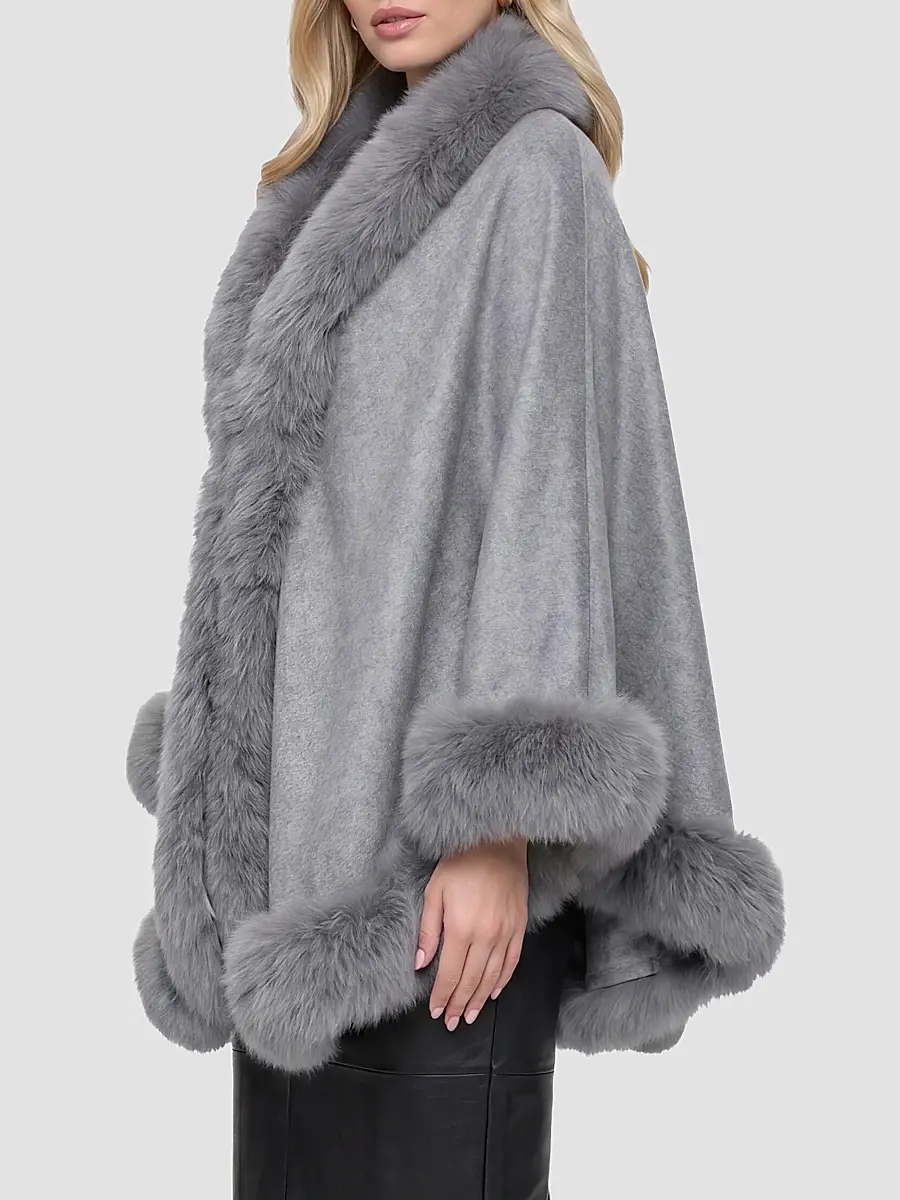 Gorski Women's Select Cashmere Cape | Thumbnail 3