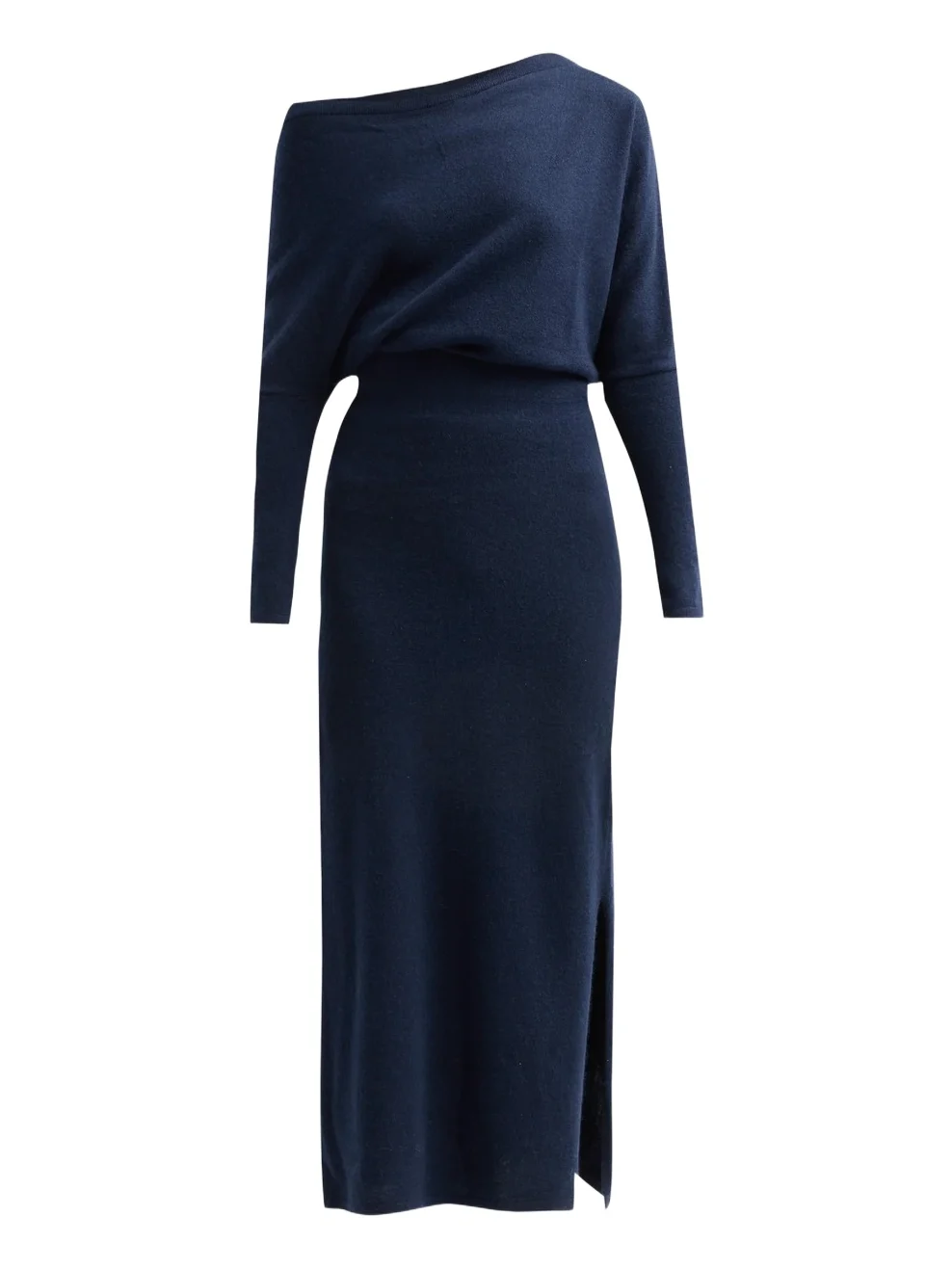 Women's Kasos One-Shoulder Drape Midi-Dress Women's Kasos One-Shoulder Drape Midi-Dress