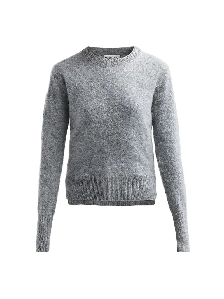 Altuzarra Women's Link Cashmere Sweater - Jet Melange | Image 1 Altuzarra Women's Link Cashmere Sweater - Jet Melange | Image 1