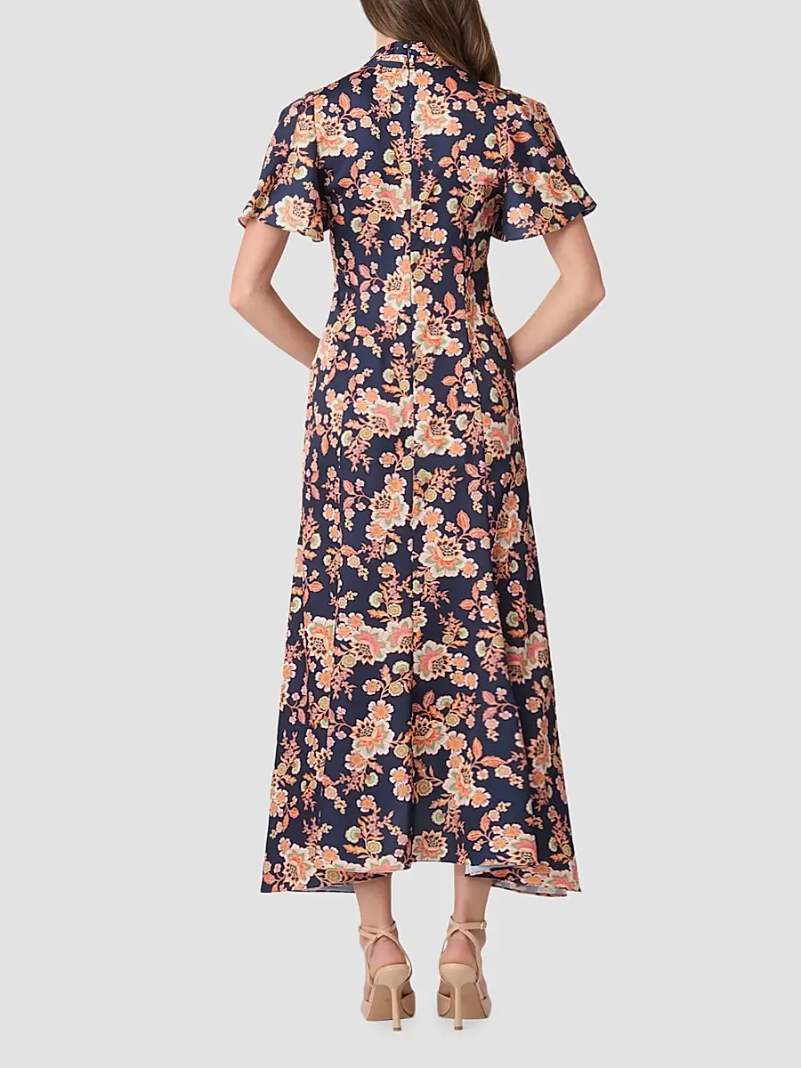 Shoshanna Women's Cinnie Floral Slip Midi Shirtdress | Thumbnail 3 Shoshanna Women's Cinnie Floral Slip Midi Shirtdress | Thumbnail 3