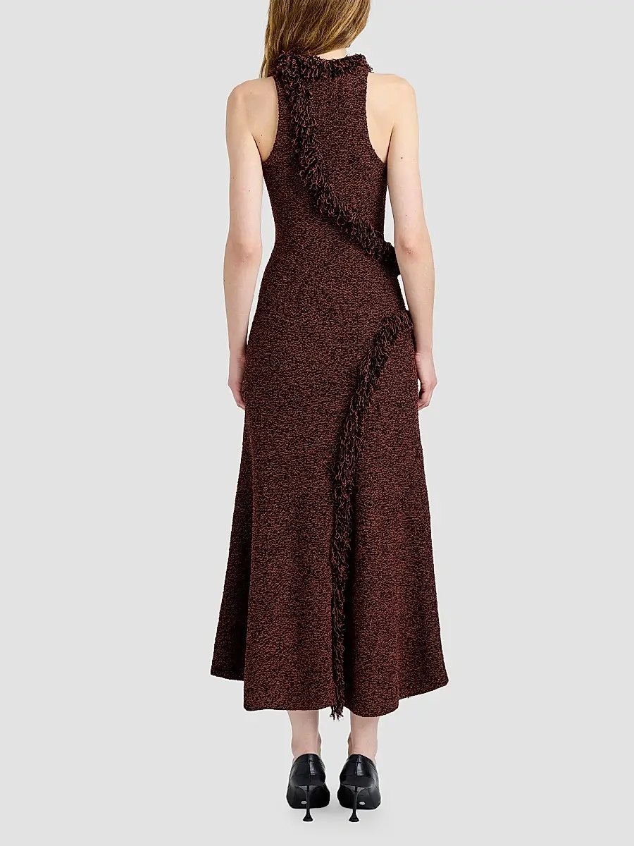 Proenza Schouler Women's Nilo Chenille Wool Midi Dress | Thumbnail 3 Proenza Schouler Women's Nilo Chenille Wool Midi Dress | Thumbnail 3