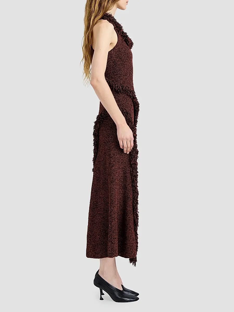 Proenza Schouler Women's Nilo Chenille Wool Midi Dress | Thumbnail 5 Proenza Schouler Women's Nilo Chenille Wool Midi Dress | Thumbnail 5