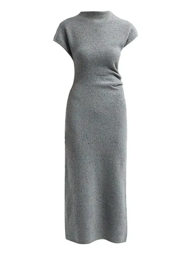 Women's Abie Donegal-Knit Wool Midi Dress Women's Abie Donegal-Knit Wool Midi Dress
