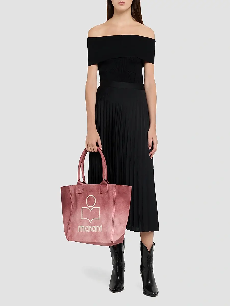 Isabel Marant Women's Yenky Small Cotton Canvas Tote Bag | Thumbnail 5 Isabel Marant Women's Yenky Small Cotton Canvas Tote Bag | Thumbnail 5