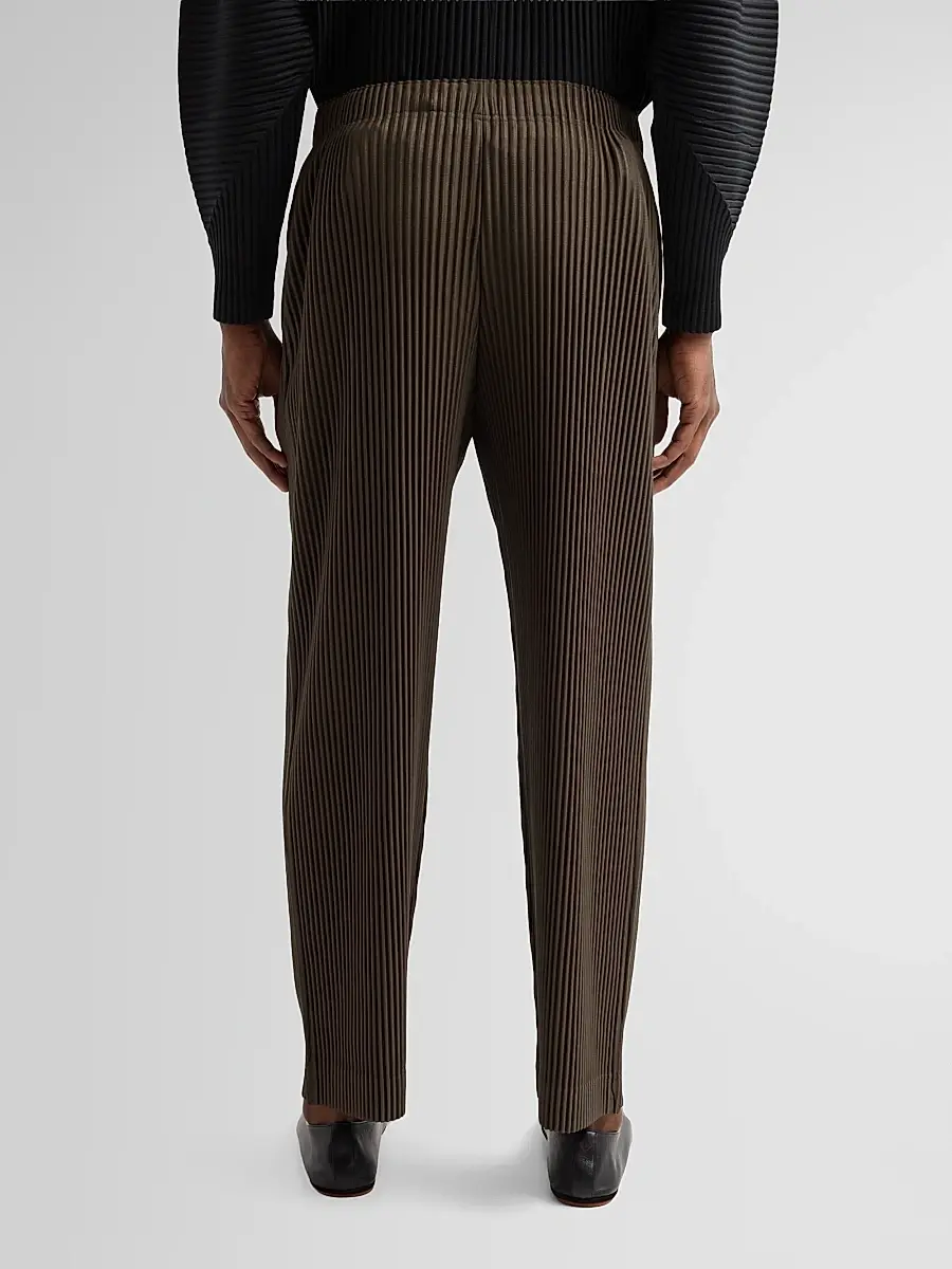 Homme Plissé Issey Miyake Men Pleated Knit Pants | Thumbnail 3