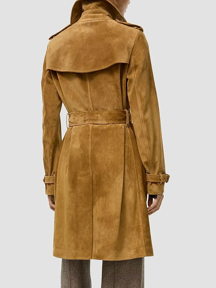 Burberry Women's Kennsington Cashmere Trench Coat | Thumbnail 3