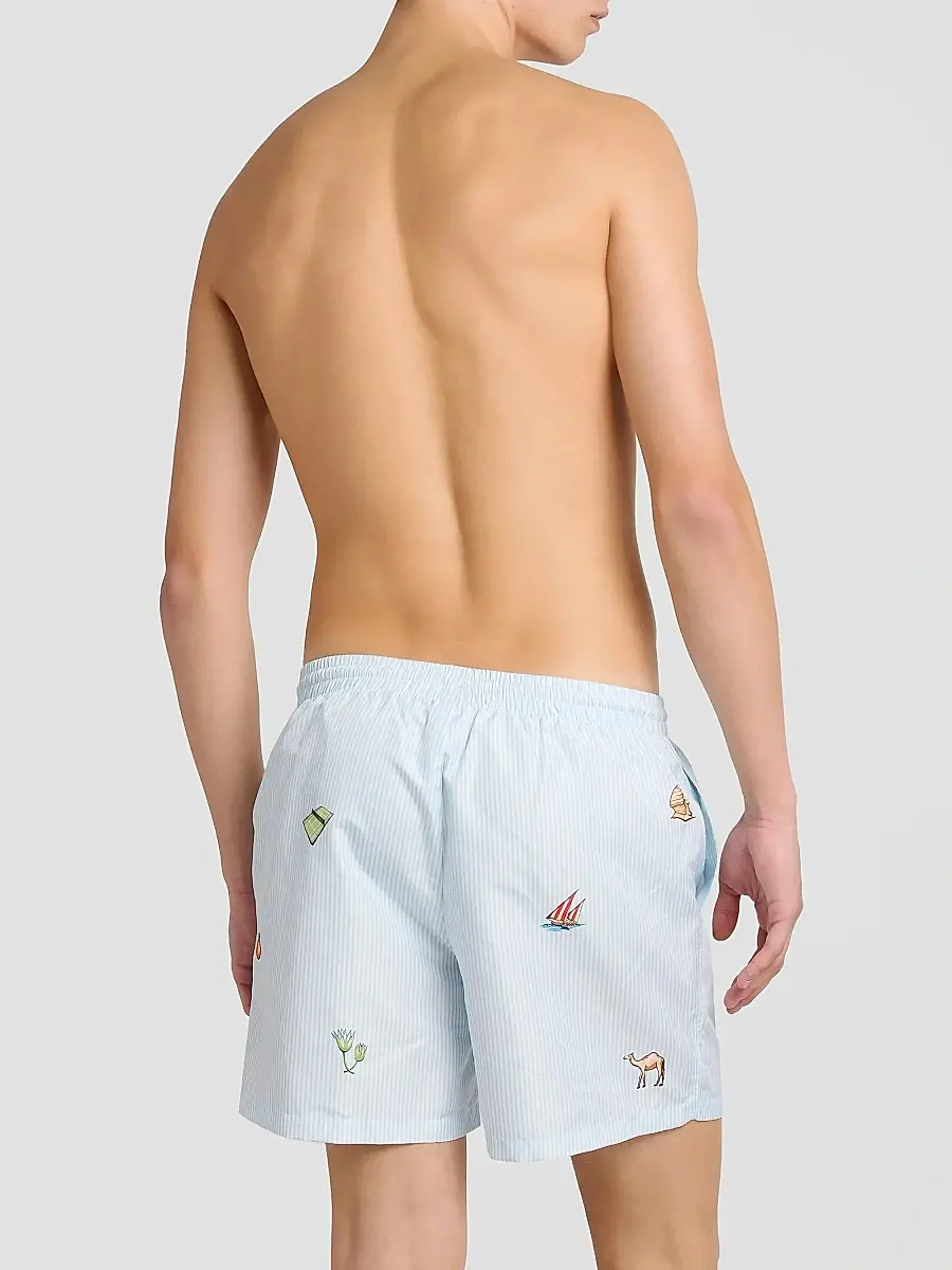 Casablanca Men's Printed Swim Shorts | Thumbnail 3 Casablanca Men's Printed Swim Shorts | Thumbnail 3