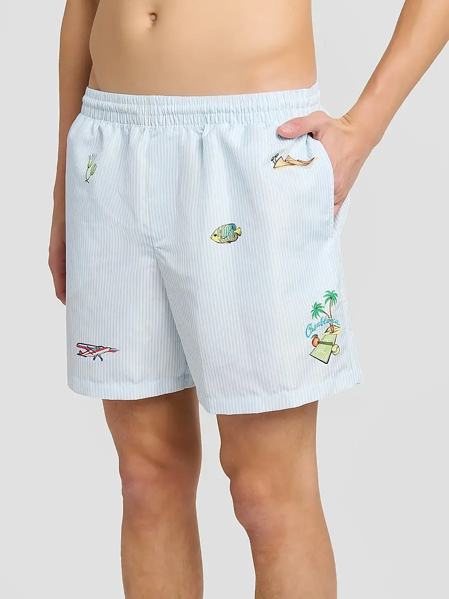 Casablanca Men's Printed Swim Shorts | Thumbnail 5 Casablanca Men's Printed Swim Shorts | Thumbnail 5