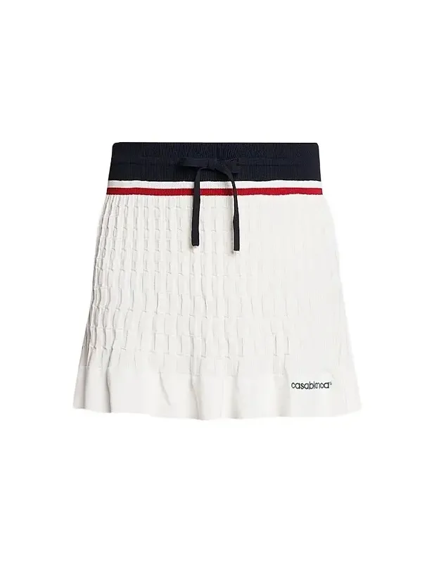 Women's Cable-Knit Drawstring Miniskirt Women's Cable-Knit Drawstring Miniskirt