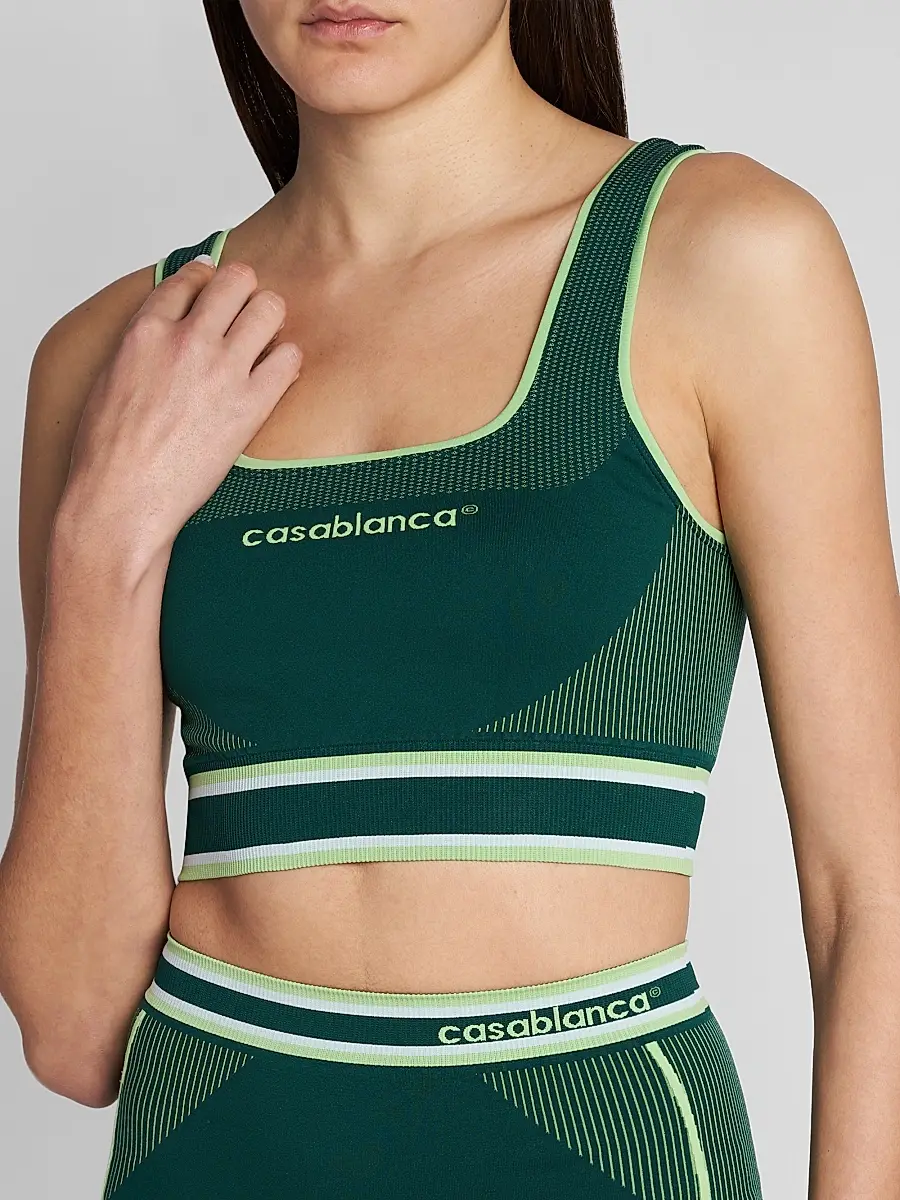 Casablanca Women's Logo Seamless Performance Bralette | Thumbnail 5 Casablanca Women's Logo Seamless Performance Bralette | Thumbnail 5
