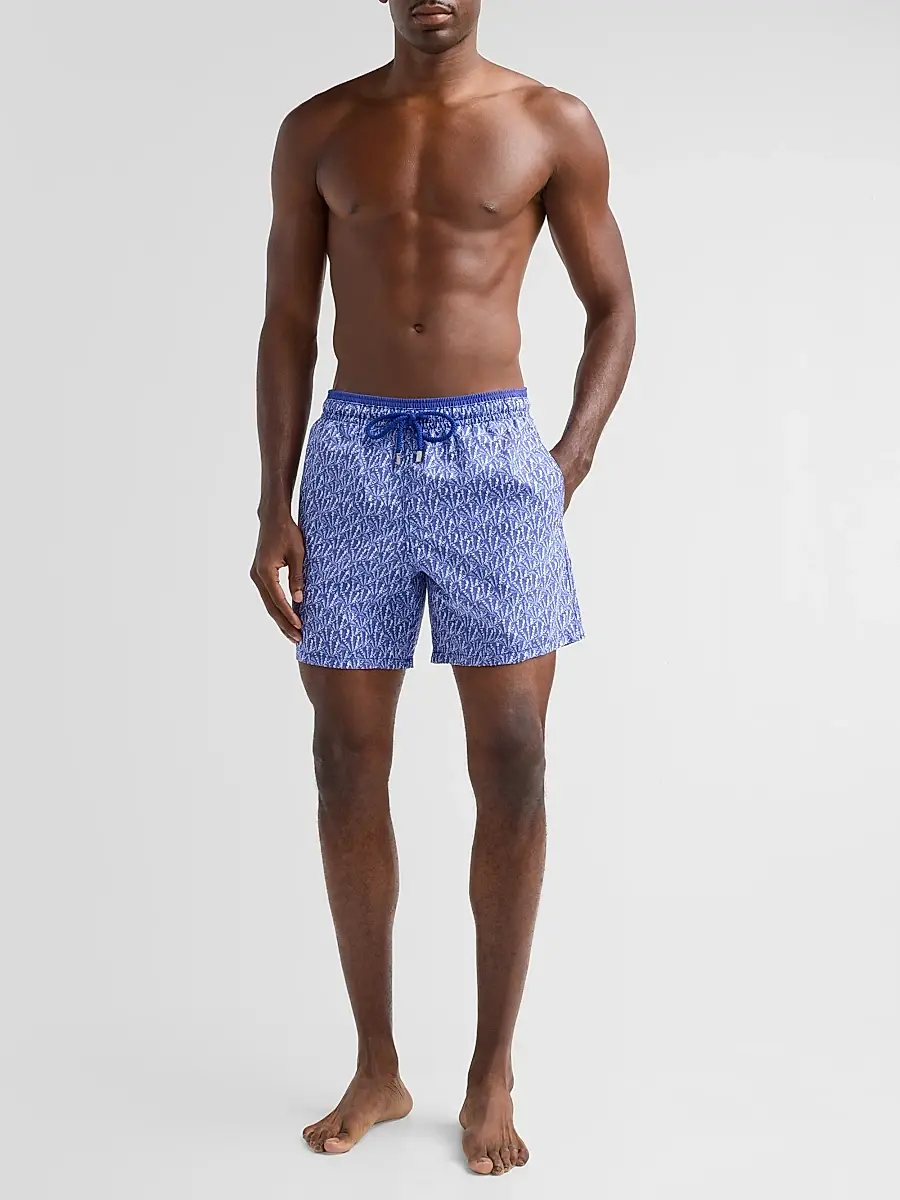 Vilebrequin Men's Graphic Shells Swim Trunks | Thumbnail 2