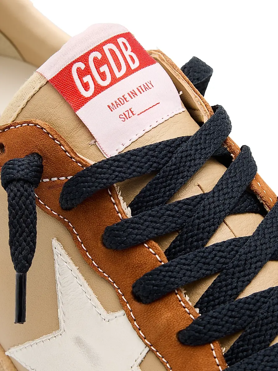 Golden Goose Men's Ball Star Low-Top Nubuck Sneakers | Thumbnail 5 Golden Goose Men's Ball Star Low-Top Nubuck Sneakers | Thumbnail 5