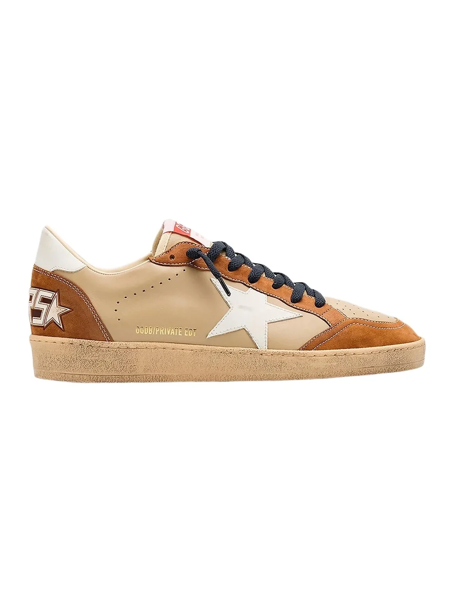 Golden Goose Men's Ball Star Low-Top Nubuck Sneakers