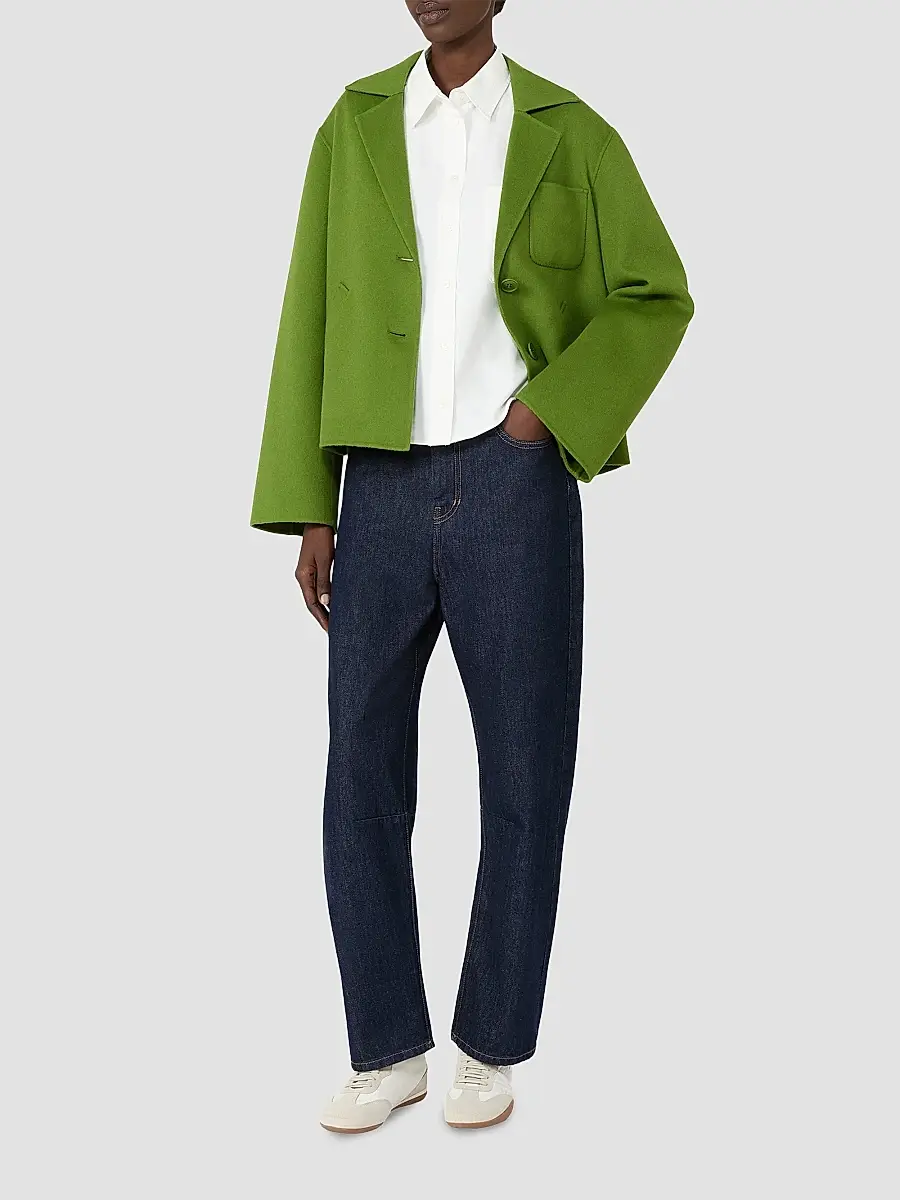 Weekend Max Mara Women's Double Wool Cropped Jacket | Thumbnail 2 Weekend Max Mara Women's Double Wool Cropped Jacket | Thumbnail 2