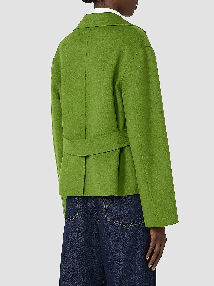 Weekend Max Mara Women's Double Wool Cropped Jacket | Thumbnail 4 Weekend Max Mara Women's Double Wool Cropped Jacket | Thumbnail 4