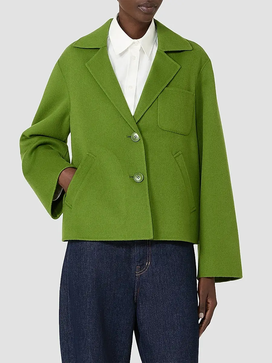 Weekend Max Mara Women's Double Wool Cropped Jacket | Thumbnail 5 Weekend Max Mara Women's Double Wool Cropped Jacket | Thumbnail 5