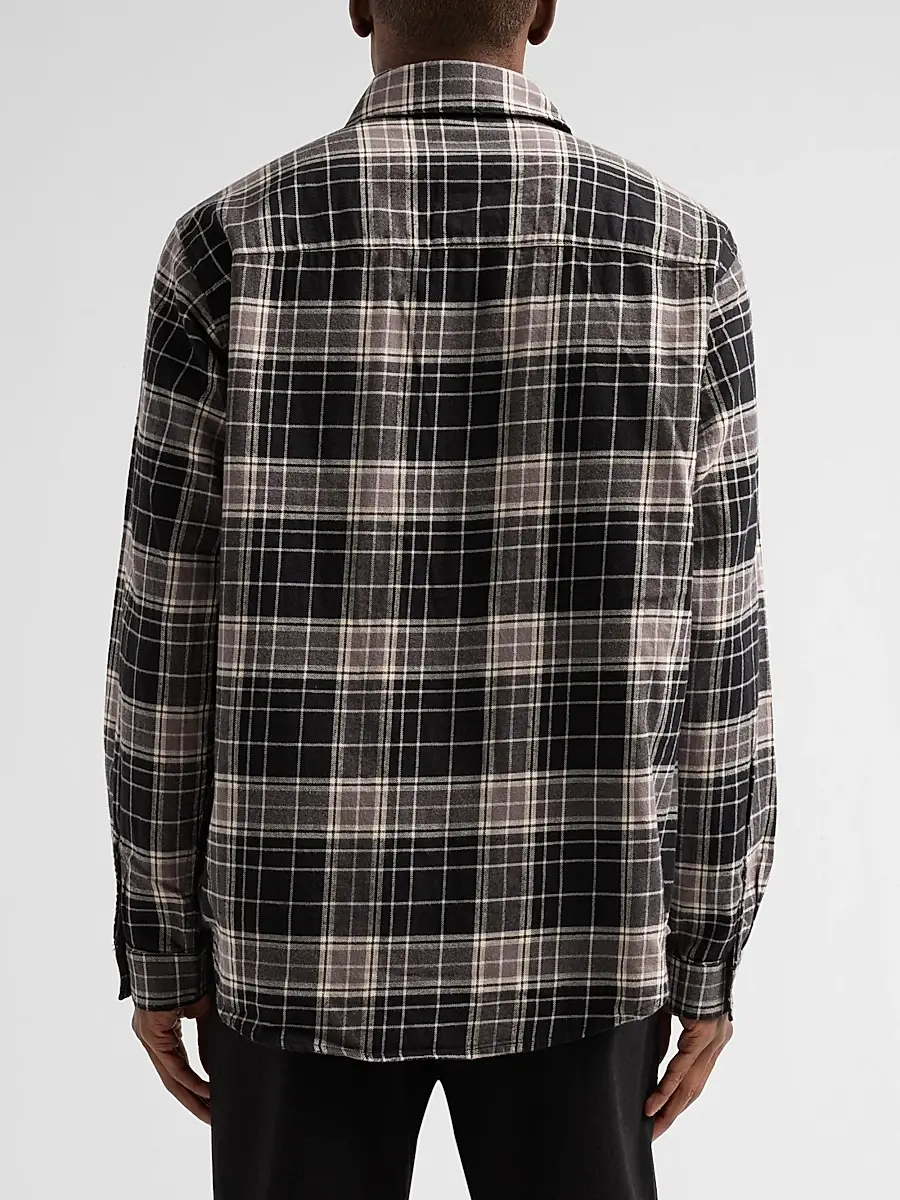 Diesel Men's Simply Plaid Flannel Shirt | Thumbnail 3 Diesel Men's Simply Plaid Flannel Shirt | Thumbnail 3