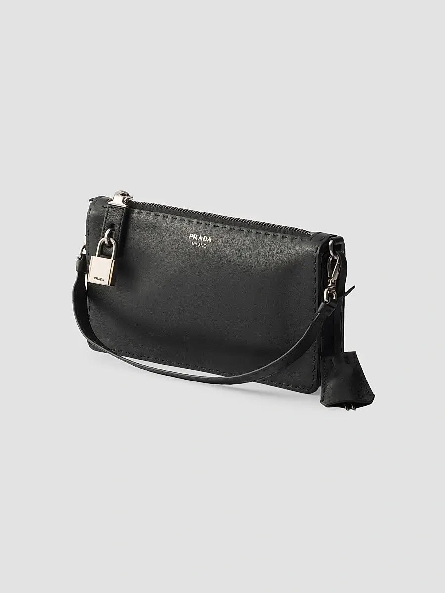 Prada Women's Nappa Leather Pouch | Thumbnail 2 Prada Women's Nappa Leather Pouch | Thumbnail 2