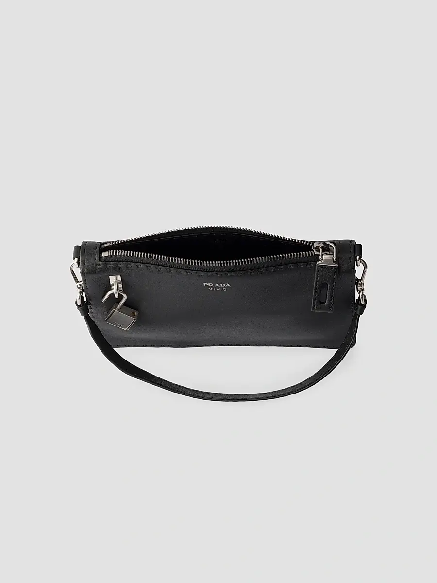 Prada Women's Nappa Leather Pouch | Thumbnail 4 Prada Women's Nappa Leather Pouch | Thumbnail 4