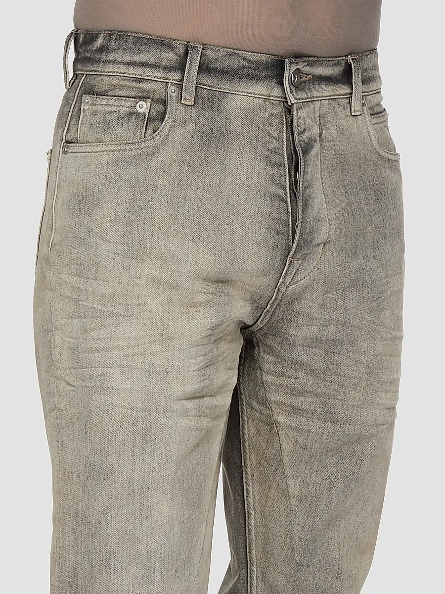 Rick Owens Men's Bolan Cotton Denim Cutoff Shorts | Thumbnail 5