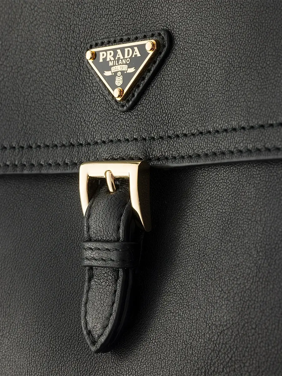 Prada Women's Nappa Leather Smartphone Holder | Thumbnail 4 Prada Women's Nappa Leather Smartphone Holder | Thumbnail 4