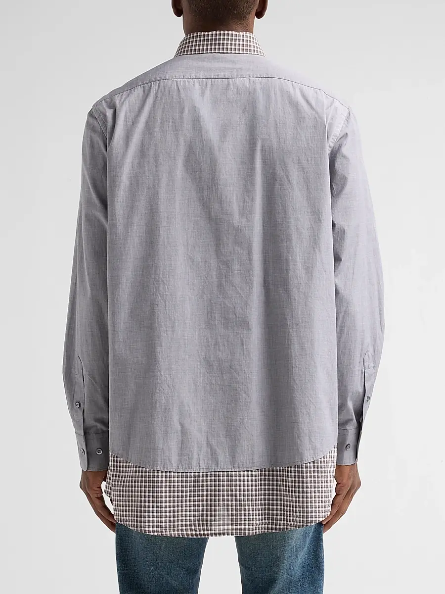 Maison Margiela Men's Double Cotton Shirt | Thumbnail 3