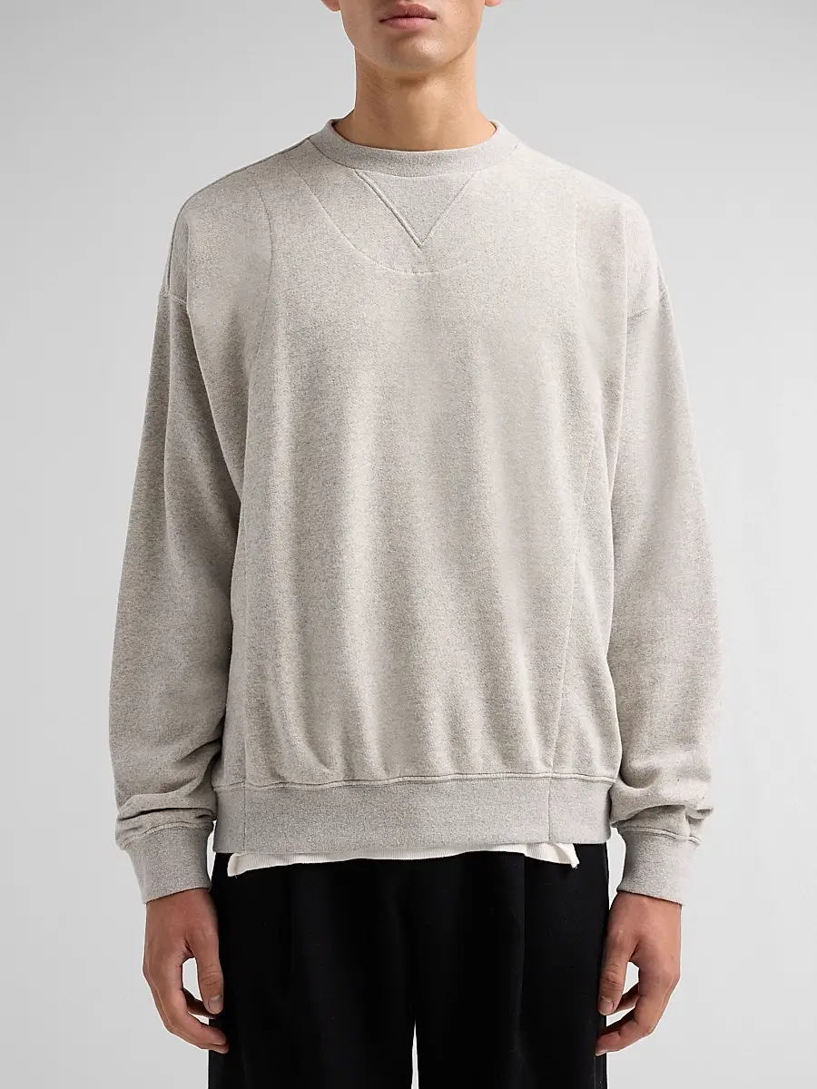 Maison Margiela Men's Double Layered Crewneck Sweatshirt | Thumbnail 5 Maison Margiela Men's Double Layered Crewneck Sweatshirt | Thumbnail 5