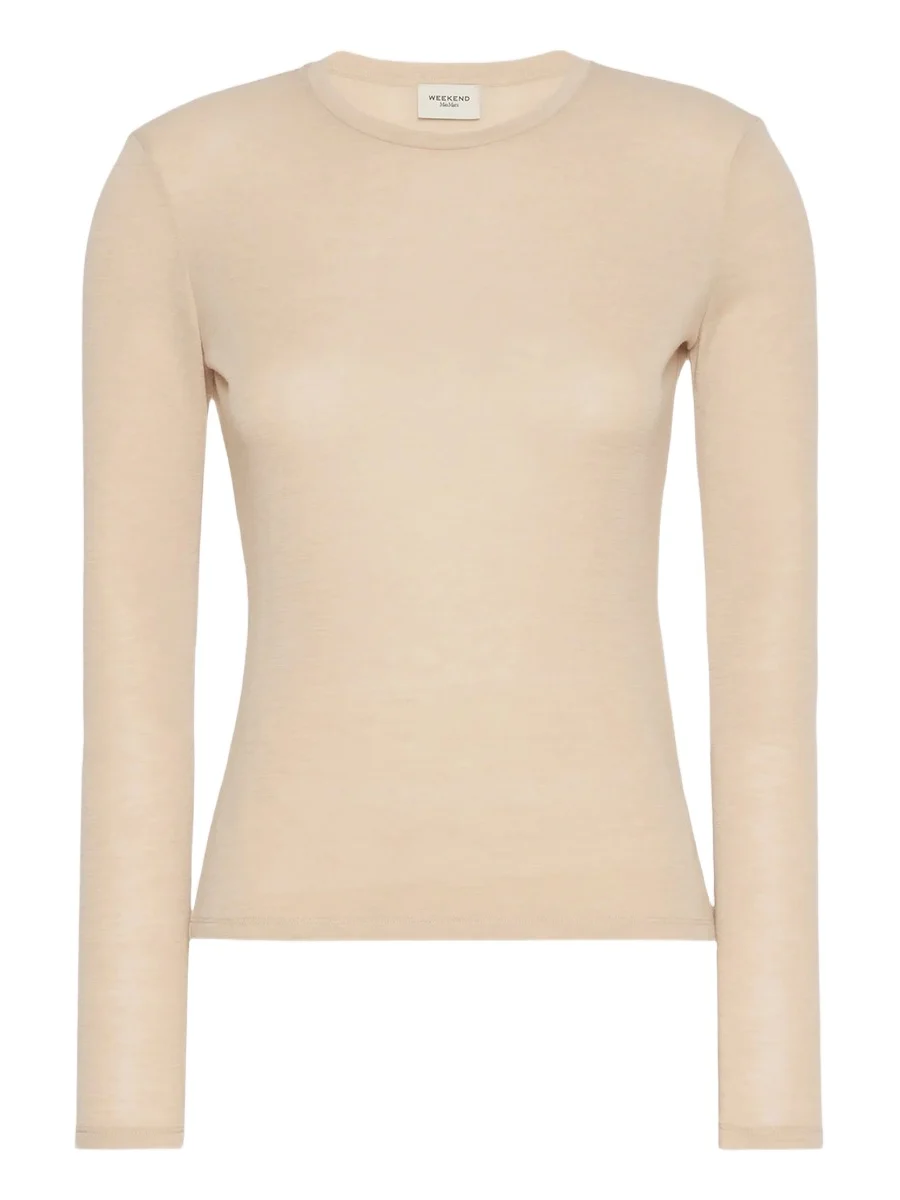 Weekend Max Mara Women's Wool and Silk Gauze Jersey T-Shirt