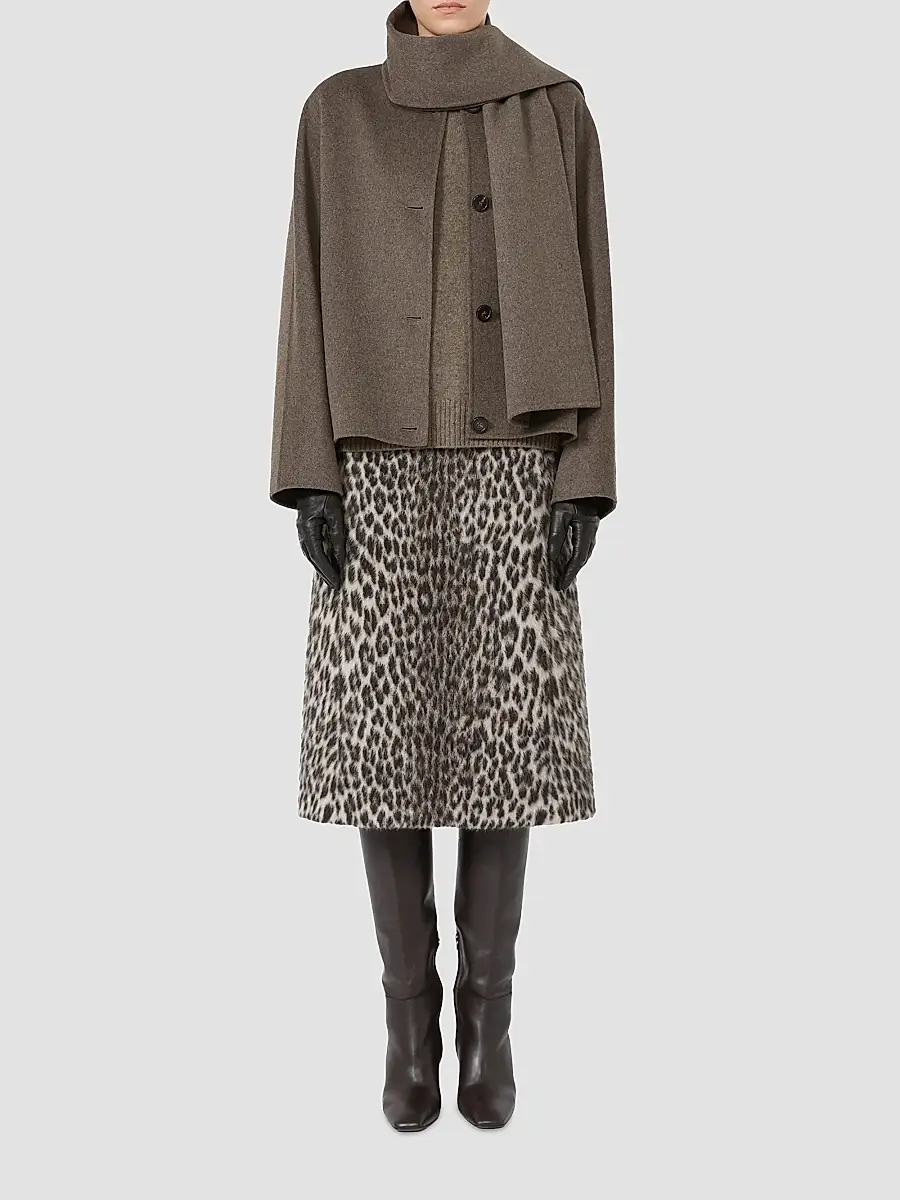 Max Mara Women's Cropped Wool Broadcloth Jacket | Thumbnail 2
