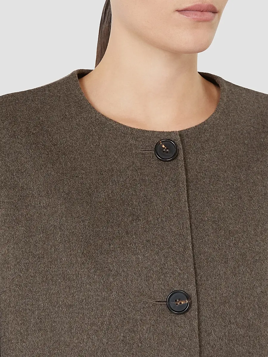 Max Mara Women's Cropped Wool Broadcloth Jacket | Thumbnail 5