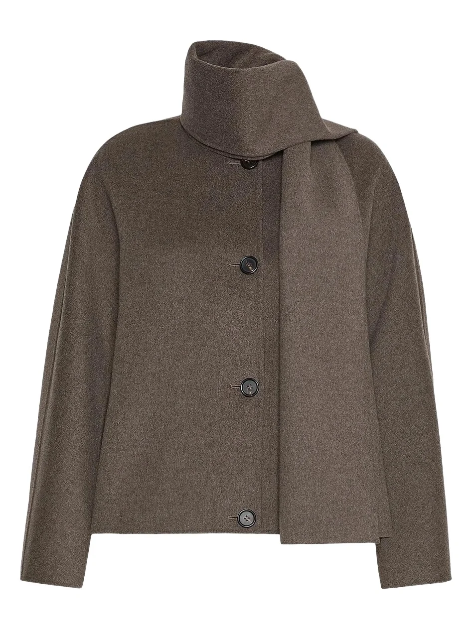 Max Mara Women's Cropped Wool Broadcloth Jacket
