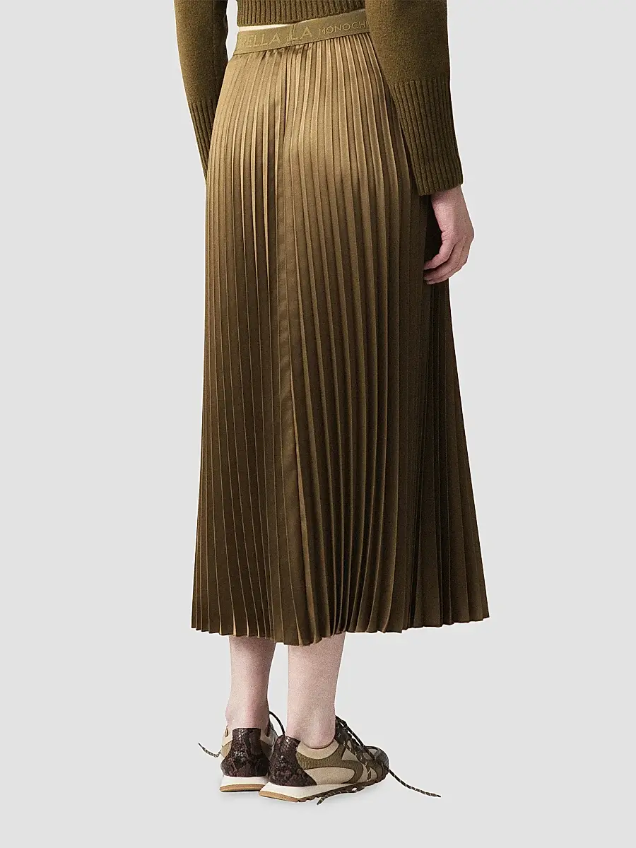 Marella Women's Pleated Satin Skirt | Thumbnail 4 Marella Women's Pleated Satin Skirt | Thumbnail 4