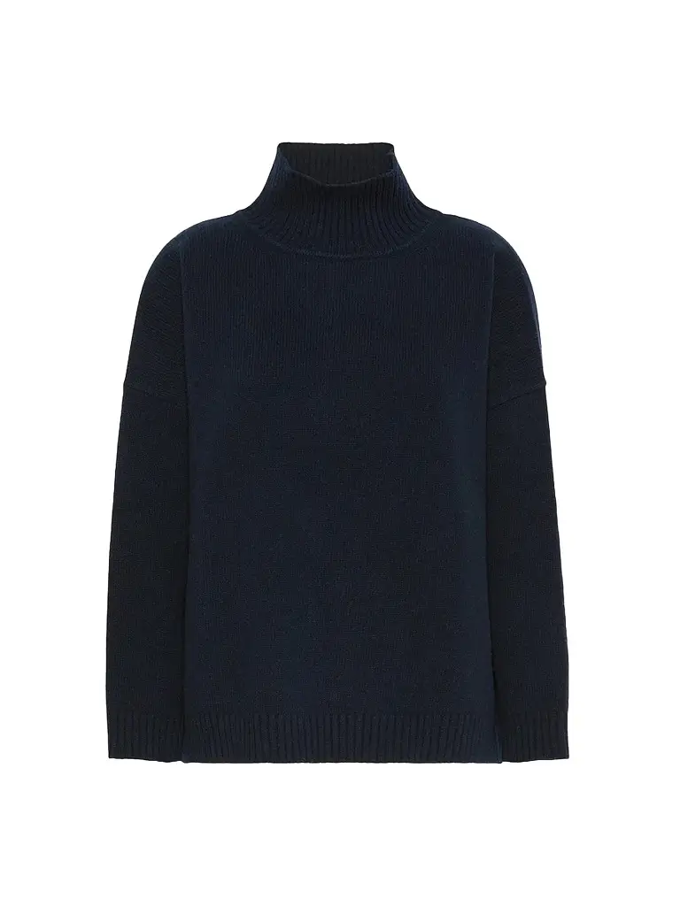Weekend Max Mara Women's Wool Knit Turtleneck Jumper - Navy | Image 1 Weekend Max Mara Women's Wool Knit Turtleneck Jumper - Navy | Image 1