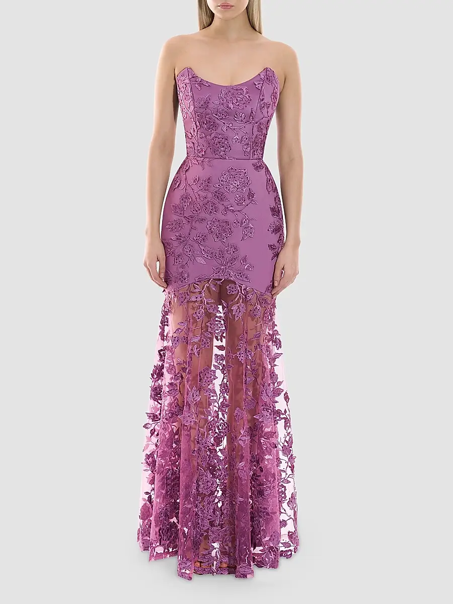 Zhivago Women's The Voice Returns Lace Gown | Thumbnail 2 Zhivago Women's The Voice Returns Lace Gown | Thumbnail 2