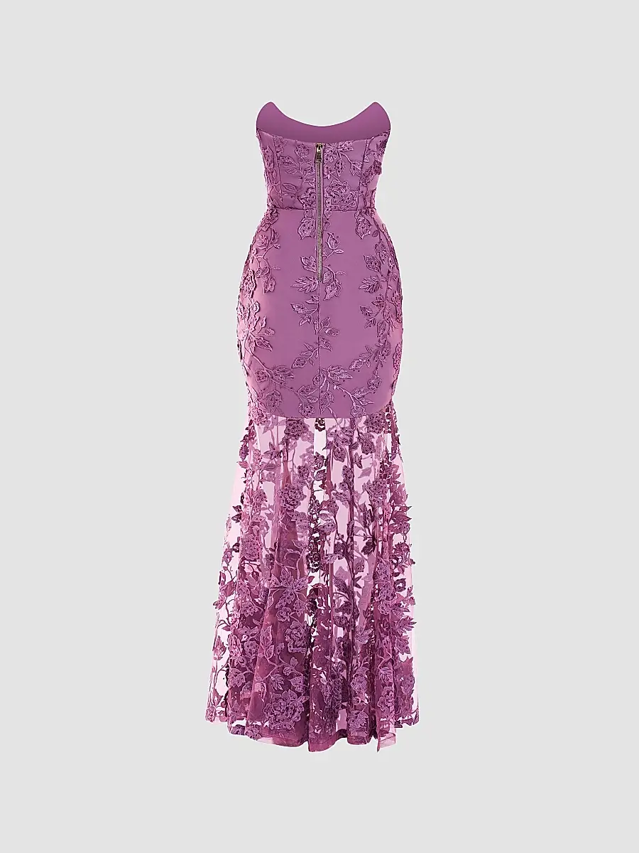 Zhivago Women's The Voice Returns Lace Gown | Thumbnail 5 Zhivago Women's The Voice Returns Lace Gown | Thumbnail 5