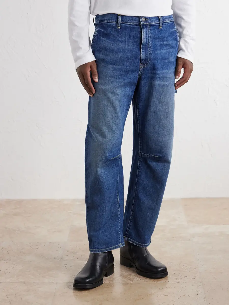 Nili Lotan Carpenter Straight-Leg Cropped Jeans - Men | Thumbnail 3 Nili Lotan Carpenter Straight-Leg Cropped Jeans - Men | Thumbnail 3