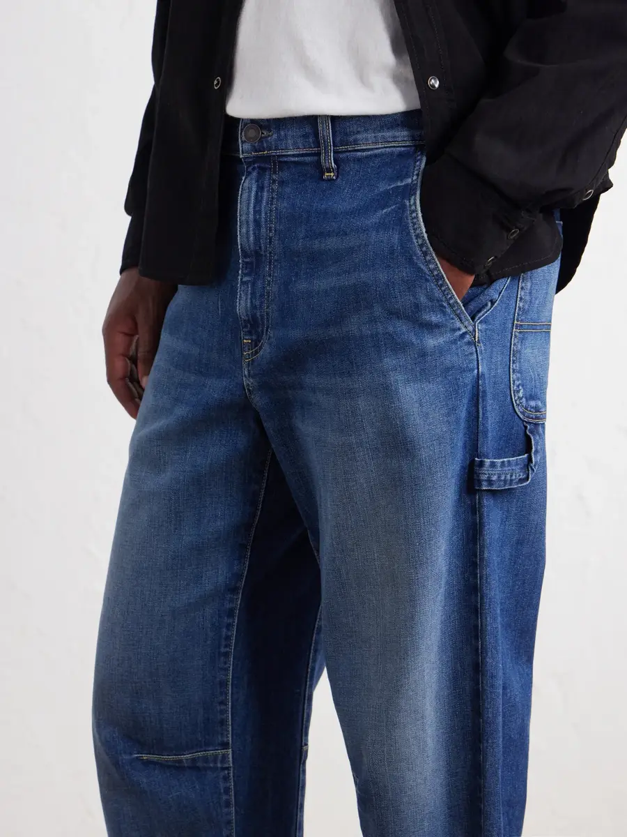 Nili Lotan Carpenter Straight-Leg Cropped Jeans - Men | Thumbnail 5 Nili Lotan Carpenter Straight-Leg Cropped Jeans - Men | Thumbnail 5