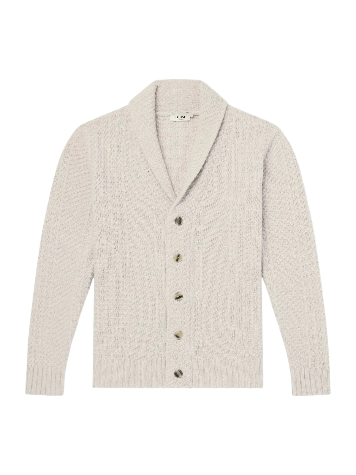 Altea Shawl-Collar Wool and Cashmere-Blend Cardigan - Men