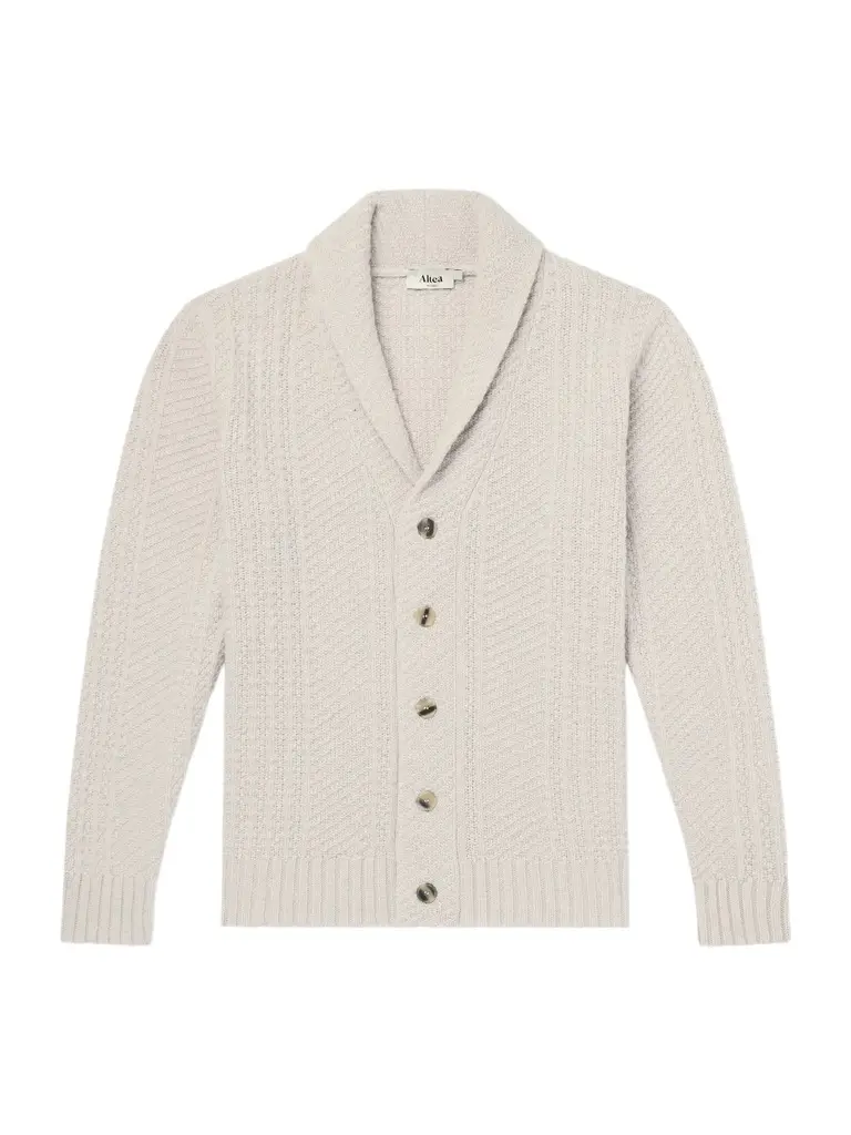 Altea Shawl-Collar Wool and Cashmere-Blend Cardigan - Men | Image 1 Altea Shawl-Collar Wool and Cashmere-Blend Cardigan - Men | Image 1