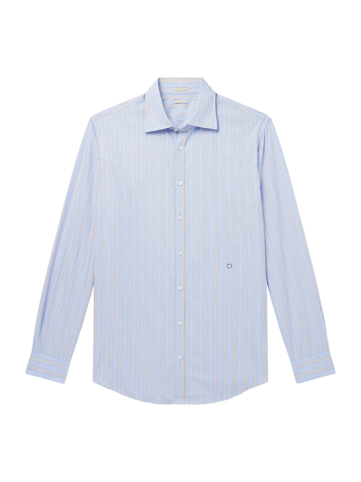 Genova Striped Cotton-Poplin Shirt - Men Genova Striped Cotton-Poplin Shirt - Men