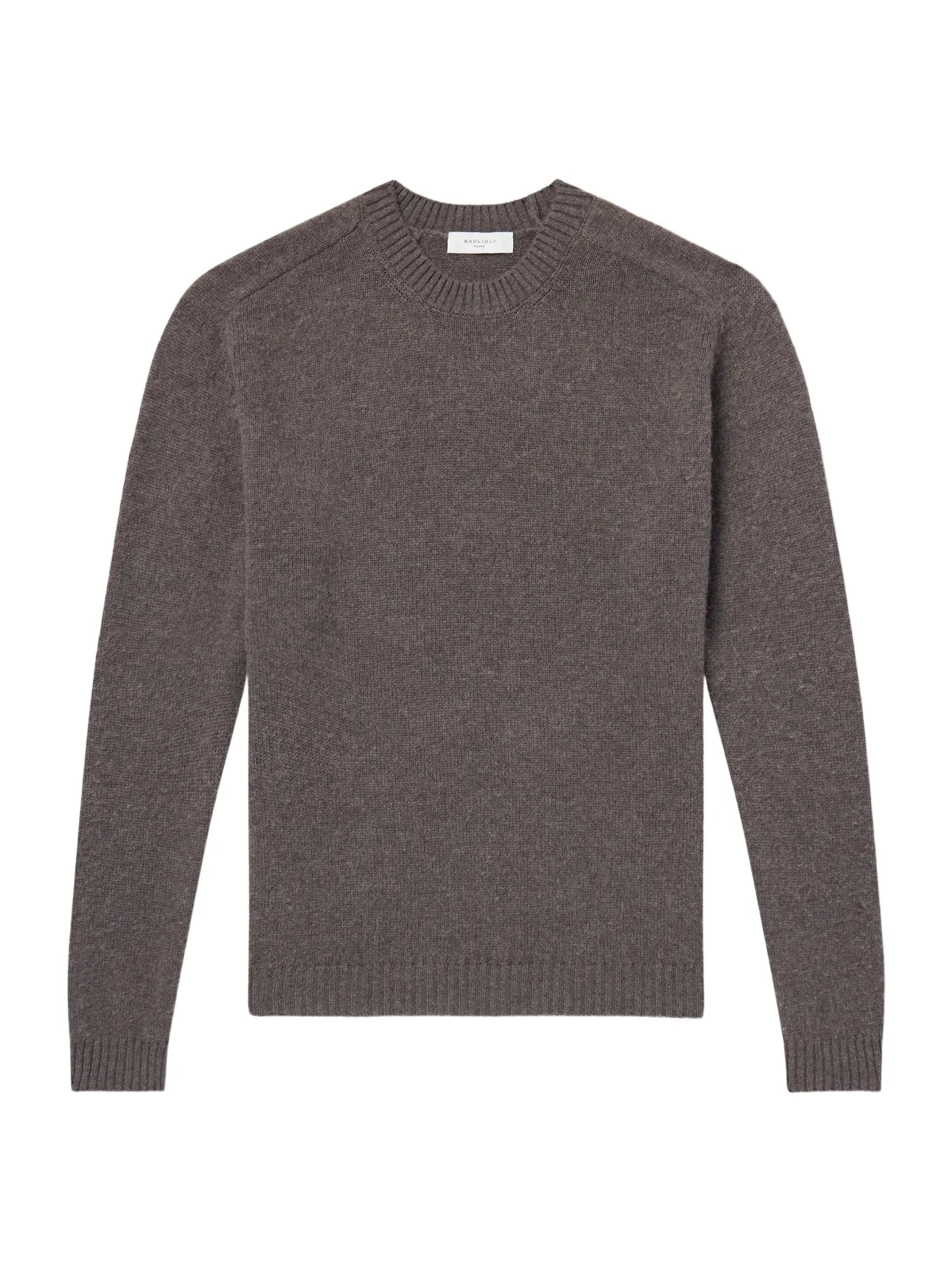 Wool and Cashmere-Blend Sweater - Men Wool and Cashmere-Blend Sweater - Men