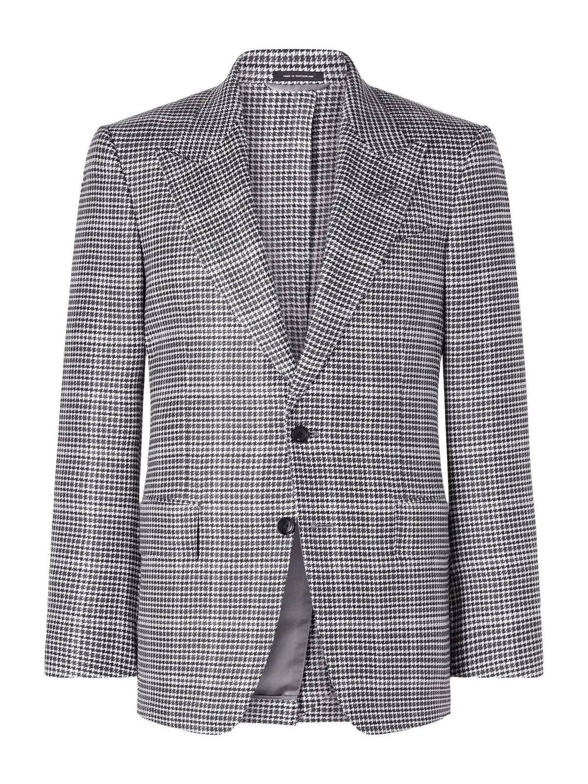 Tom Ford Houndstooth Wool-Blend Blazer - Men