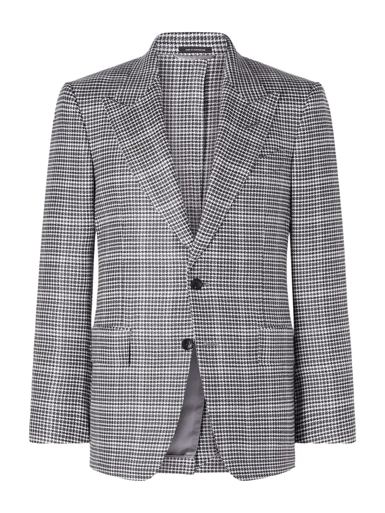Tom Ford Houndstooth Wool-Blend Blazer - Men | Image 1 Tom Ford Houndstooth Wool-Blend Blazer - Men | Image 1