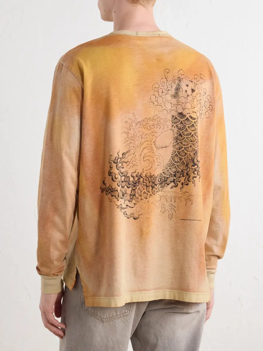 Our Legacy Cruise Faded-Effect Cotton-Jersey T-Shirt - Men | Thumbnail 4